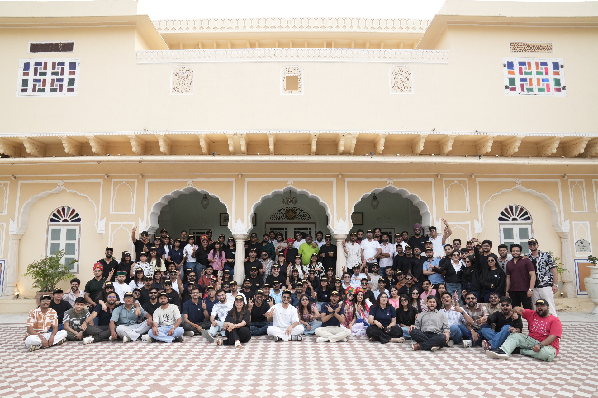 Gesamtes Team in Jaipur