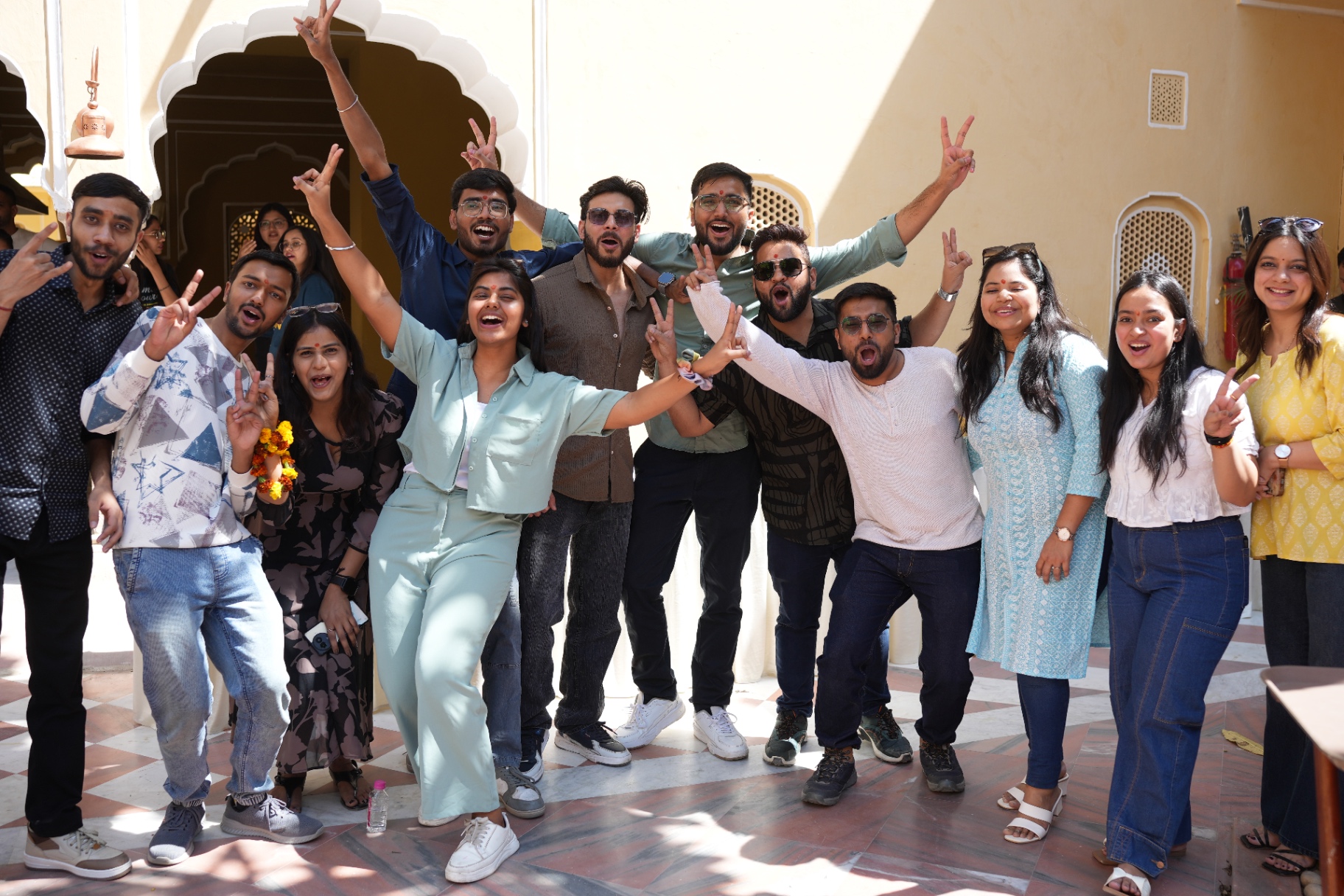 Team-Feier in Jaipur