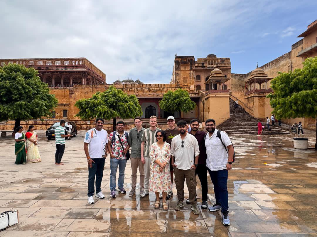 Team-Besuch am Amber Fort, Jaipur